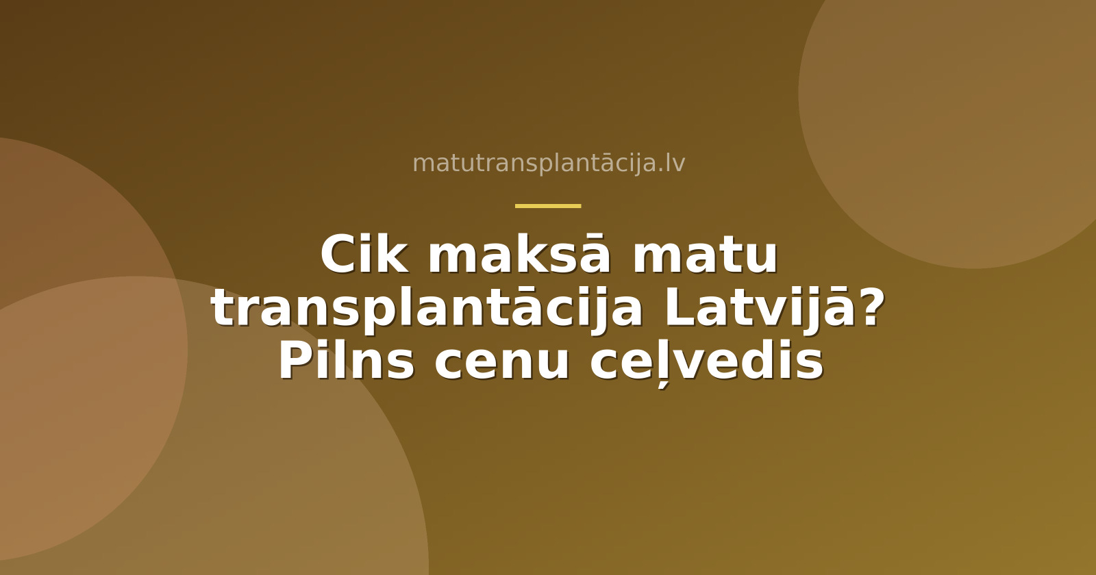 Cik maksā matu transplantācija Latvijā? Pilns cenu ceļvedis