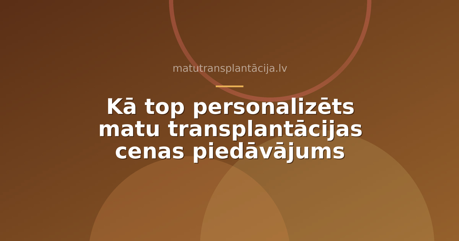 Kā top personalizēts matu transplantācijas cenas piedāvājums