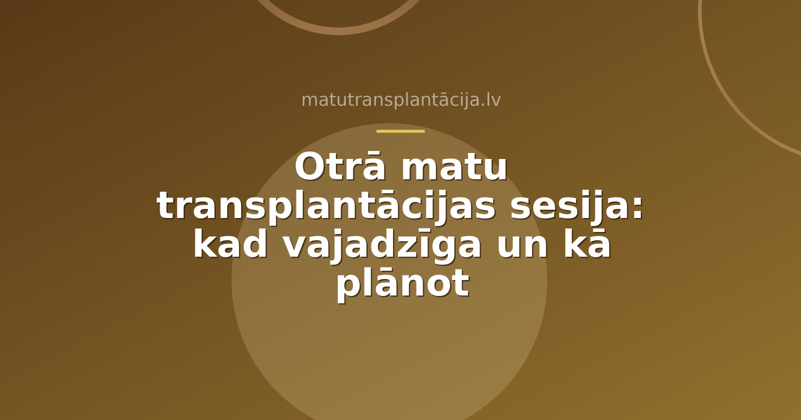 Otrā matu transplantācijas sesija: kad vajadzīga un kā plānot
